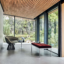Banc contemporain / en acier / en tissu...