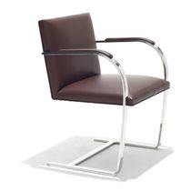 Chaise contemporaine / en cuir / en tissu...