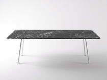 Table contemporaine / en pierre / rectangulaire