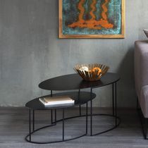 Table gigogne contemporaine / en cuivre...