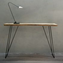 Console contemporaine / en bois massif /...