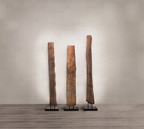 Lampe sur pied / en cuivre / en bois massif...