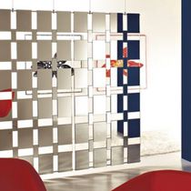 Miroir mural / contemporain / carré