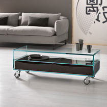 Table basse contemporaine / en cerisier...