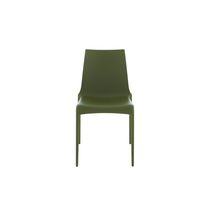 Chaise contemporaine / empilable / en cuir...