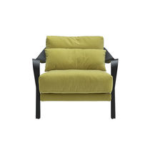 Fauteuil contemporain / en tissu / en hêtre...