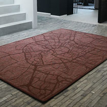 Tapis contemporain / à motif / en laine...