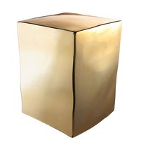 Table d'appoint contemporaine / en métal...