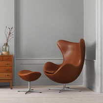 Fauteuil design scandinave / en cuir / en...