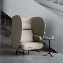 Fauteuil contemporain / en tissu / en acier...