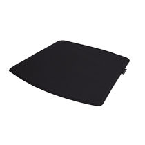 Coussin pour chaise / uni / en tissu / noir