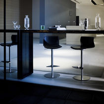 Chaise de bar contemporaine / en tissu /...