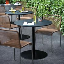 Table mange-debout contemporaine / en bois...
