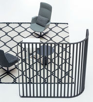 Séparateur de bureau au sol / en tissu ignifuge...