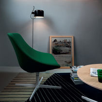 Fauteuil visiteur contemporain / en cuir...