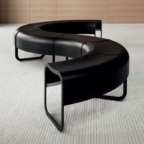 Banc contemporain / en bois / en fonte d'aluminium...