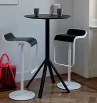 Chaise de bar contemporaine / en tissu /...