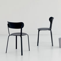 Chaise contemporaine / en métal peint /...