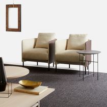 Fauteuil contemporain / en tissu / en cuir...