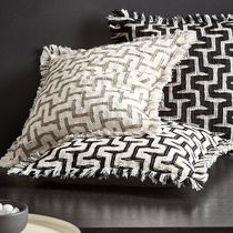 Coussin carré / à motif géométrique / en...