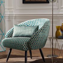 Chaise contemporaine / tapissée / en tissu...