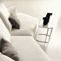 Table d'appoint contemporaine / en verre...