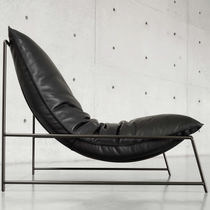 Fauteuil contemporain / en tissu / en cuir...