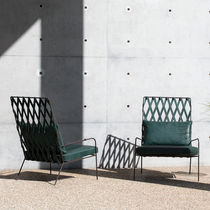 Fauteuil contemporain / en cuir / en tissu...