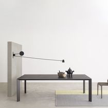 Table contemporaine / bois / en verre /...