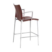 Chaise de bar contemporaine / en tissu /...