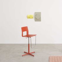 Chaise de bar contemporaine / en cuir /...