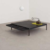 Table basse contemporaine / en verre / en...
