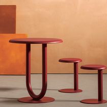 Table mange-debout contemporaine / en tôle...