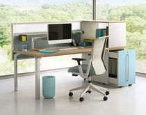 Bureau pour open space / en bois / contemporain...
