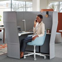 Chaise de bureau contemporaine / en tissu...