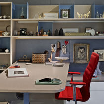 Chaise de bureau contemporaine / en tissu...