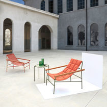 Fauteuil contemporain / en tissu / en acier...
