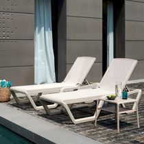 Bain de soleil contemporain / en tissu /...