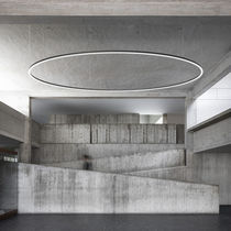 Luminaire suspendu / à LED / rond / en aluminium