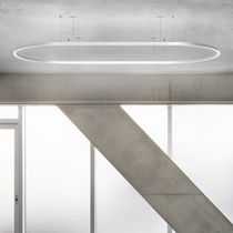 Luminaire suspendu / à LED / ovale / en...