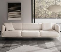 Canapé contemporain / gris / blanc / en...