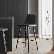Chaise de bar design scandinave / en cuir...