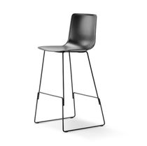 Chaise de bar contemporaine / en cuir /...