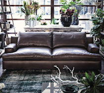 Canapé modulable / contemporain / marron...