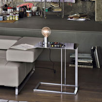 Table d'appoint contemporaine / en acier...