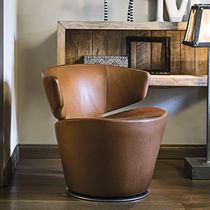 Fauteuil contemporain / en tissu synthétique...