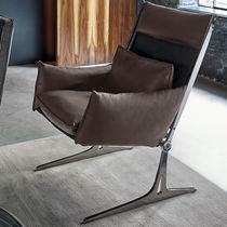 Fauteuil contemporain / en tissu / en métal...
