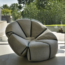 Fauteuil contemporain / en tissu synthétique...