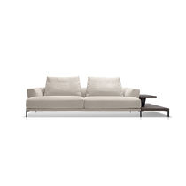 Canapé contemporain / blanc / en tissu /...