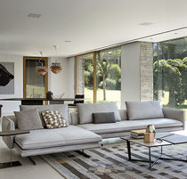 Canapé modulable / contemporain / gris /...